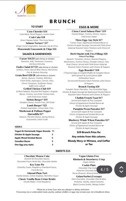 Menu photo 4 North Square New York, NY Menu photo 4 North Square New York, NY