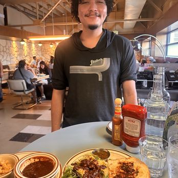 Steuben's Uptown - Junior with his Vegan Sandwich Creation. - Diners Near Me - Denver, Colorado Steuben's Uptown - Junior with his Vegan Sandwich Creation. - Diners Near Me - Denver, Colorado