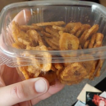 Brightwok Kitchen - $6 for banana chips.  Overpriced for the size - Asian Fusion Near Me - Chicago, Illinois