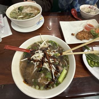 Phoever - Pho soup , crab wontons, tofu spring rolls - Vietnamese Near Me - Folsom, California