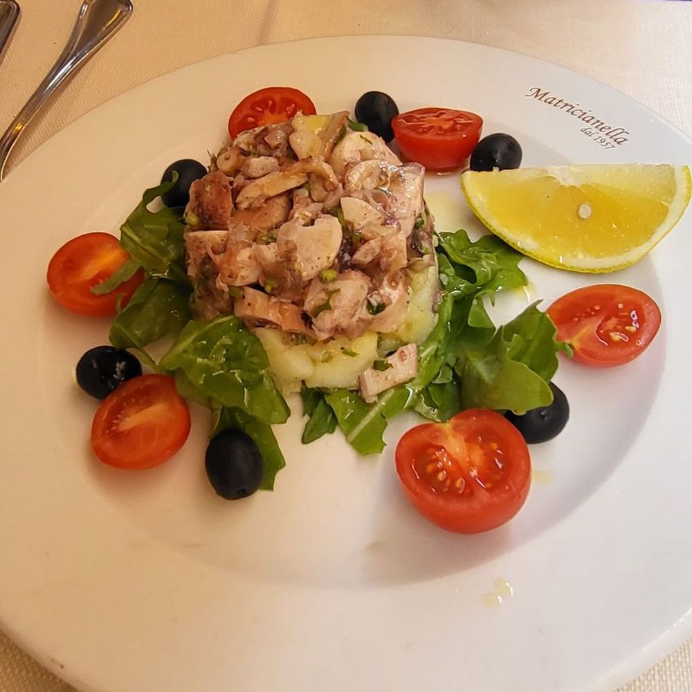 Matricianella - Pulpo salad - Italian Near Me - Rome, RM Matricianella - Pulpo salad - Italian Near Me - Rome, RM