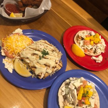 Coconuts Fish Cafe - Fish Tacos (GF) and Local Style Grilled Mahi Mahi Plate (GF) - Seafood Near Me - Kihei, Hawaii