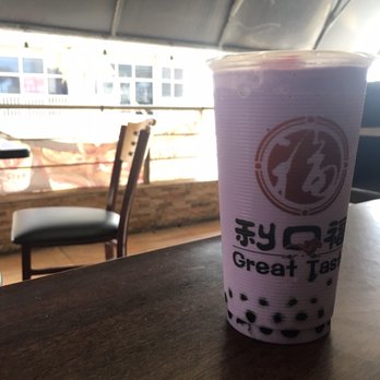 New Taste - Taro Smoothie Bubble Tea - Chinese Near Me - San Juan, Puerto Rico
