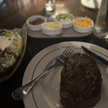 Morrow Steak - Rib-eye and Loaded potato - Steakhouses Near Me - New Orleans, Louisiana Morrow Steak - Rib-eye and Loaded potato - Steakhouses Near Me - New Orleans, Louisiana