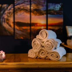 Simply Essential Massage & Bodyworks - Hot towels are included in each massage to add that extra touch of relaxation.