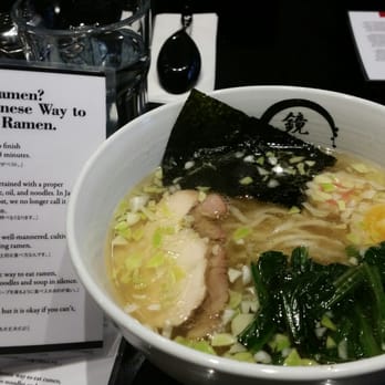 Kyouka Ramen - Shio ramen, nice leaflet to explain to people about ramen - Ramen Near Me - Toronto, Ontario