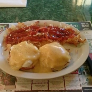 Metro Diner - Eggs Benedict this morning! - Breakfast & Brunch Near Me - Jacksonville Beach, Florida