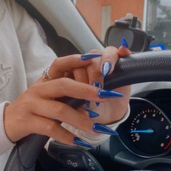 5th Avenue Spa & Nails - navy blue stilletos - Nail Salons Near Me - Selma, Texas
