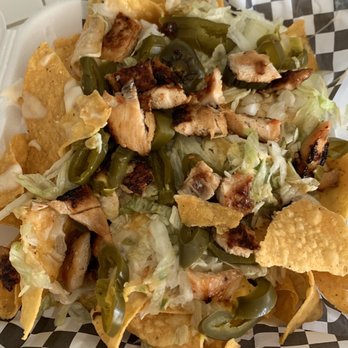 Slims Bar & Grill - Loved the loaded chicken nachos at Slims!!! Will definitely be trying this again! - Hot Dogs Near Me - Forest City, North Carolina