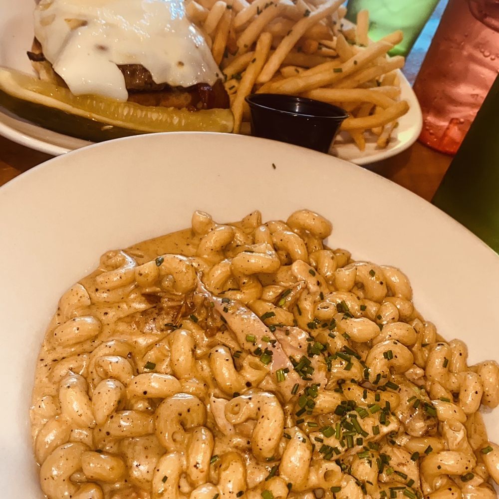 Milton's - Jerk Mac with added chicken. - New American Near Me - Crystal, Minnesota Milton's - Jerk Mac with added chicken. - New American Near Me - Crystal, Minnesota