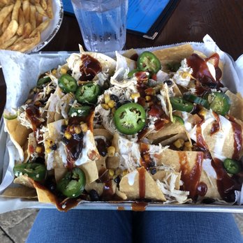 Wolfies Grill - Geist - Pork Nachos subbed with chicken - American Near Me - Indianapolis, Indiana