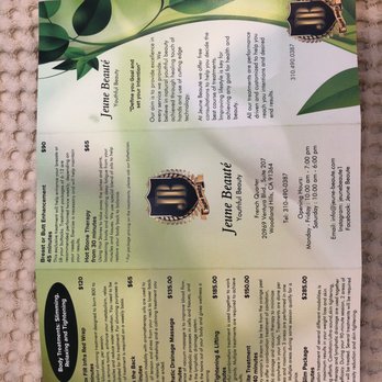 Jeune Beaute - Brochure - Skin Care Near Me - Woodland Hills, California Jeune Beaute - Brochure - Skin Care Near Me - Woodland Hills, California