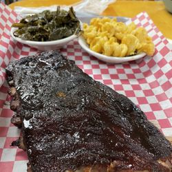 CJ's BBQ - 1/2 Rack plate