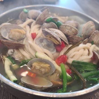 Arirang Restaurant - Small clam with long noodles - Korean Near Me - Flushing, New York