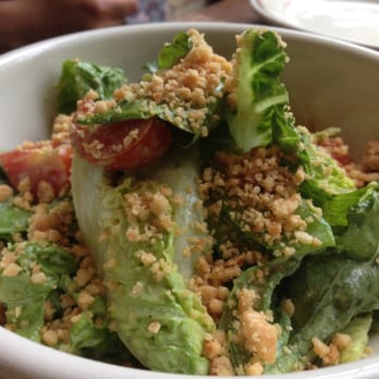 The Red Hen - Little Gem Lettuces with Snow Peas, Cherry Tomatoes, Hazelnuts & Goddess Dressing - Italian Near Me - Washington, DC, District of Columbia