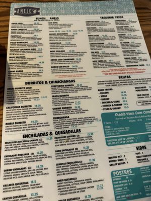 Menu photo 4 Anejo Cocina San Marco Jacksonville, FL Menu photo 4 Anejo Cocina San Marco Jacksonville, FL