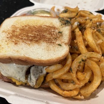 Flipside - Garlic curly fries : ) - Burgers Near Me - Oakland, California