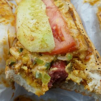 Fat Johnnie's Famous Red Hots - Messier than a divorce, messier than Lionel, messier than your mother gets with your uncle from your dad's side on an all too regular basis. - Hot Dogs Near Me - Chicago, Illinois