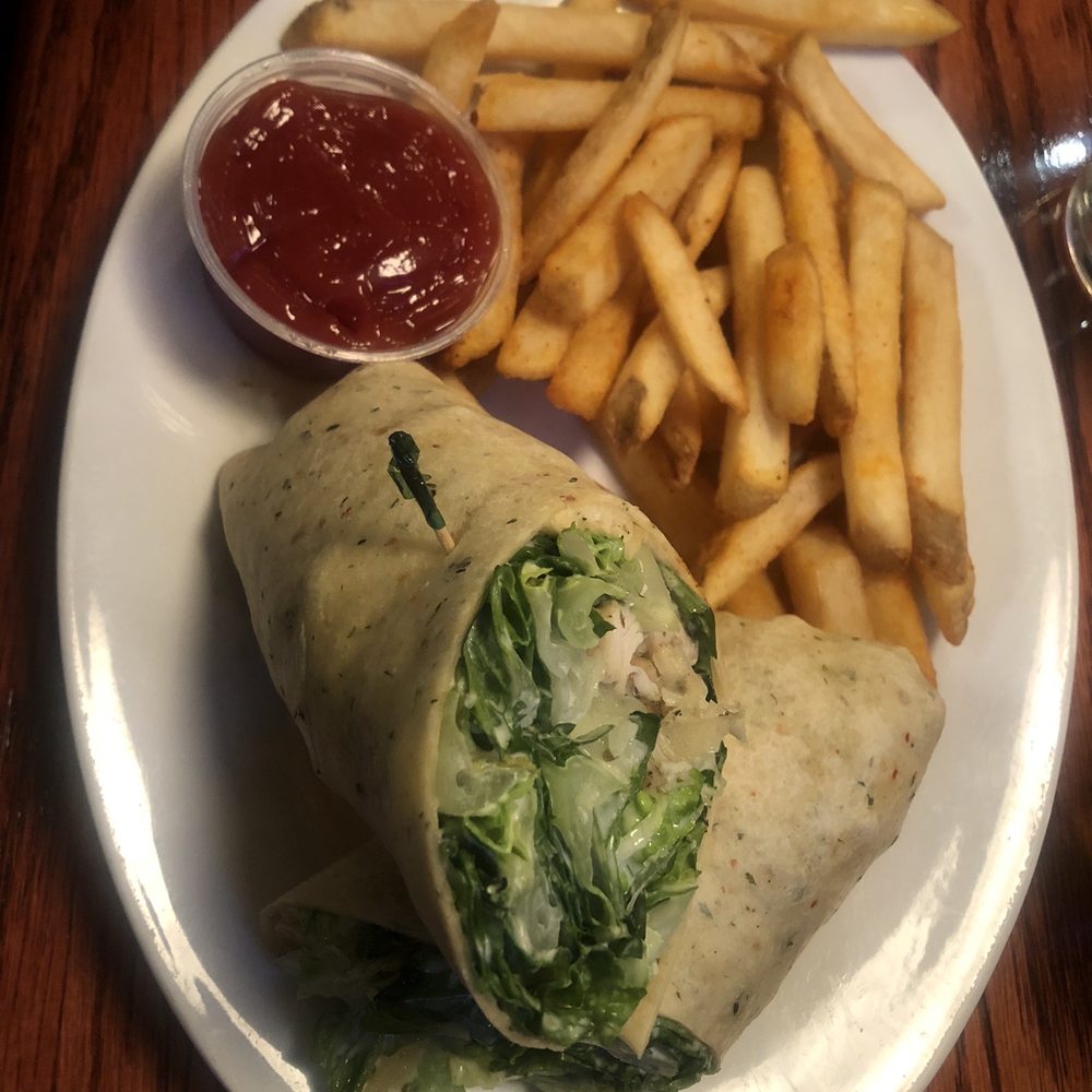 Great Dane Pub & Brewing - Chicken Caesar salad wrap with fries - Breweries Near Me - Wausau, Wisconsin Great Dane Pub & Brewing - Chicken Caesar salad wrap with fries - Breweries Near Me - Wausau, Wisconsin