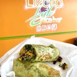 Electrolyfe Juice Bar - Salmon wrap