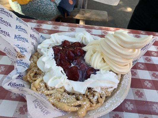Log Ride Funnel Cake by null