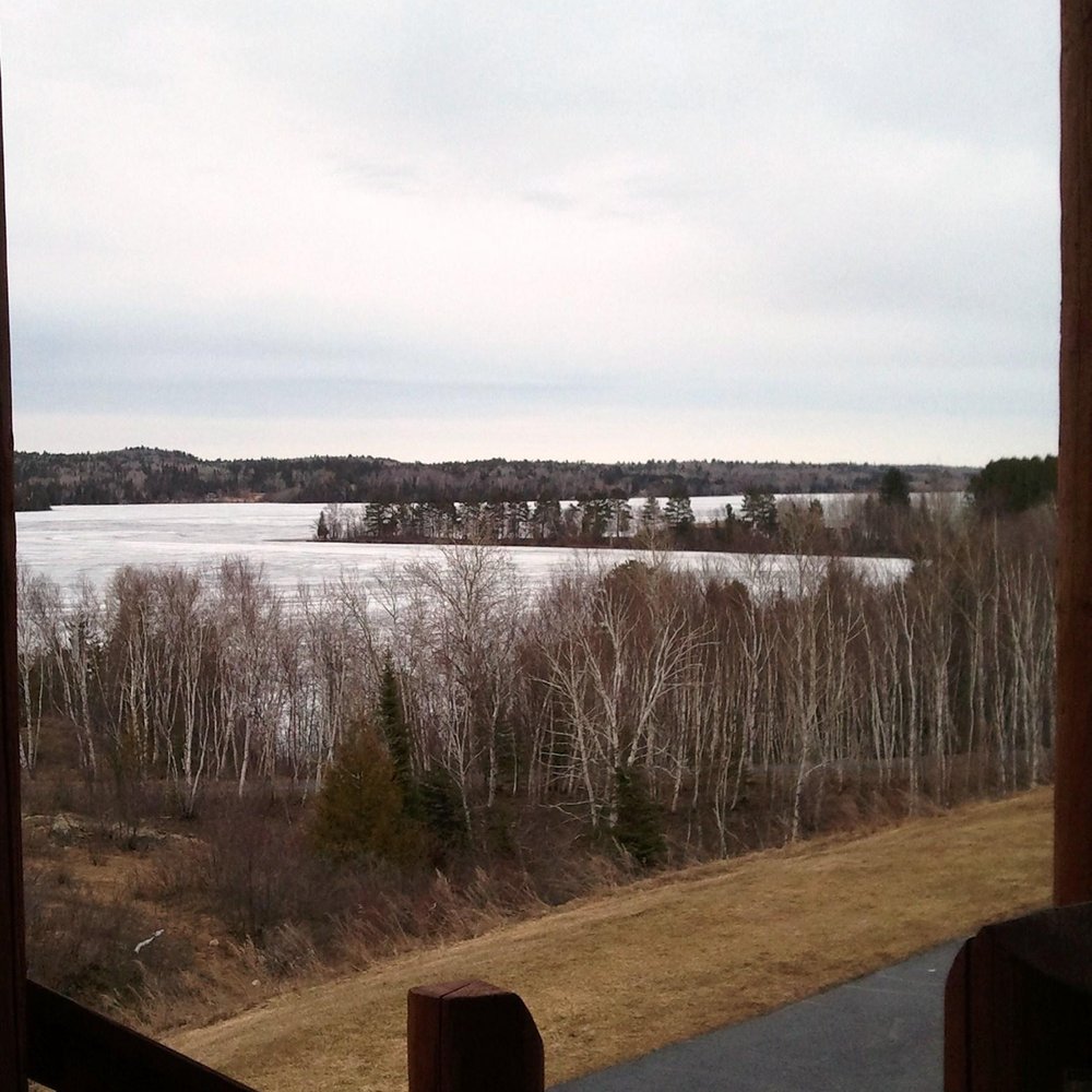 View from the deck of the bar