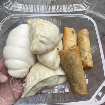 Delicious Dim Sum - Spring rolls, sausage roll, and pot stickers - Dim Sum Near Me - San Francisco, California Delicious Dim Sum - Spring rolls, sausage roll, and pot stickers - Dim Sum Near Me - San Francisco, California