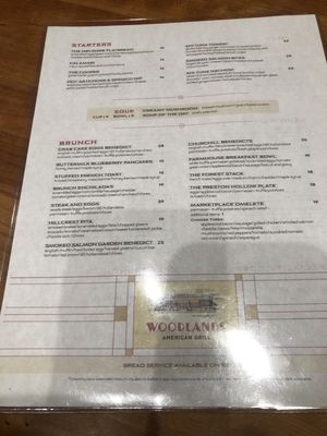 Menu photo 4 Woodlands American Grill Dallas, TX