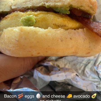 Common Bond Bistro & Bakery - Bacon egg and cheese avocado on ciabatta - Cafes Near Me - Houston, Texas