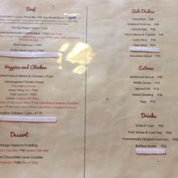Everything Yummy - Menu 1