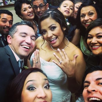 A-List Makeup - The newlyweds and bridal party. - Makeup Artists Near Me - Milpitas, California