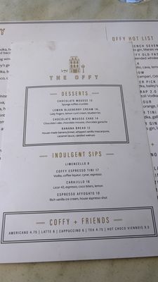 Menu photo 1 The Offy Chilliwack, BC Menu photo 1 The Offy Chilliwack, BC