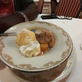 Dooky Chase's Restaurant - Peach cobbler and ice cream - Cajun/Creole Near Me - New Orleans, Louisiana Dooky Chase's Restaurant - Peach cobbler and ice cream - Cajun/Creole Near Me - New Orleans, Louisiana