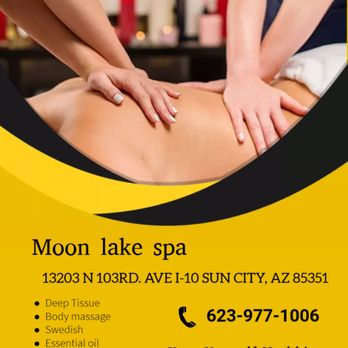 Moon Lake Spa - The main advantages of massage therapy are the following: It is a natural and non-invasive treatment option... - Beauty & Spas Near Me - Sun City, Arizona Moon Lake Spa - The main advantages of massage therapy are the following: It is a natural and non-invasive treatment option... - Beauty & Spas Near Me - Sun City, Arizona
