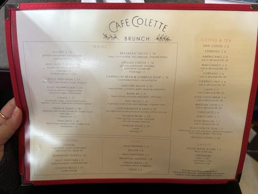 Menu photo 4 Cafe Colette Brooklyn, NY