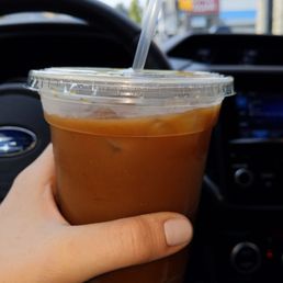 Almond milk iced coffee Almond milk iced coffee