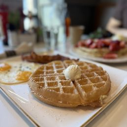 Tri fecta (amazing Belgium waffle!)