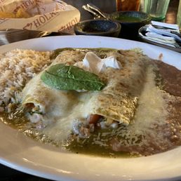 Seafood burrito, very good