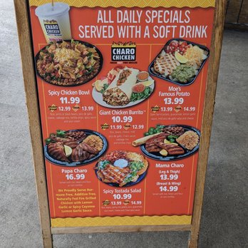 Charo Chicken - Daily specials - Mexican Near Me - Long Beach, California Charo Chicken - Daily specials - Mexican Near Me - Long Beach, California