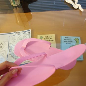 NailBox Studios - Strange complimentary foam flip flop - Hair Removal Near Me - Castro Valley, California