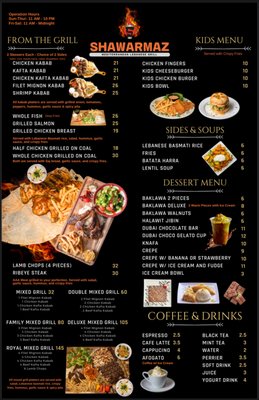 Menu photo 5 Shawarmaz Mediterranean Grill Davie, FL