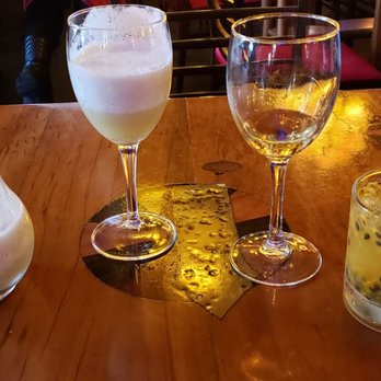 Marius Degustare - Pineapple juice and passion fruit caipirinhas. - Mediterranean Near Me - Rio de Janeiro, RJ Marius Degustare - Pineapple juice and passion fruit caipirinhas. - Mediterranean Near Me - Rio de Janeiro, RJ