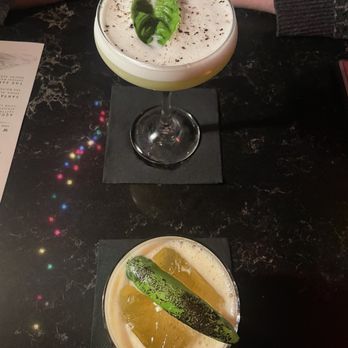 Elements Bar & Lounge - One of a kind and Basil Smash - Cocktail Bars Near Me - San Francisco, California
