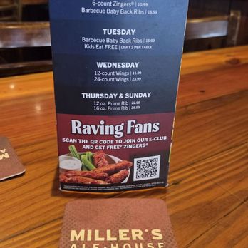 Miller's Ale House - Specials - Sports Bars Near Me - Jacksonville, Florida