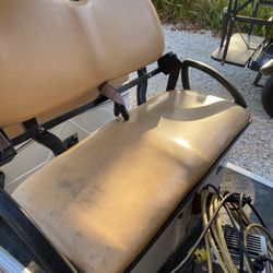 Gulf Coast Cart - Stained seats.
