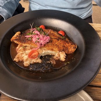 Lucille's - Blackened Catfish & Grits - New American Near Me - Houston, Texas