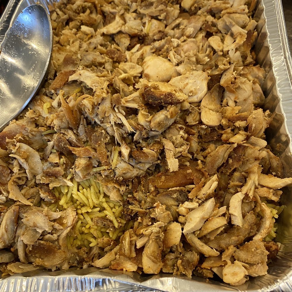 Tahini's Shawarma - Baldwin St - Chicken shawarma with rice - Mediterranean Near Me - Whitby, Ontario