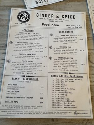 Menu photo 5 Ginger & Spice Vietnamese Kitchen Prosper, TX