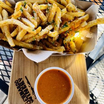 The Kitchen at Bernardo Winery - Garlic Parmesan Fries - New American Near Me - San Diego, California The Kitchen at Bernardo Winery - Garlic Parmesan Fries - New American Near Me - San Diego, California