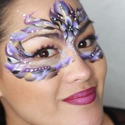 Aloha Glam Art - Pretty Purple Mask